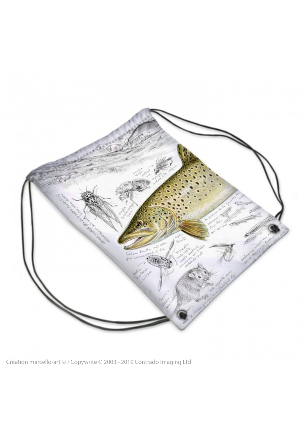 Marcello-art: Fashion accessory Sports bag 372 brown trout