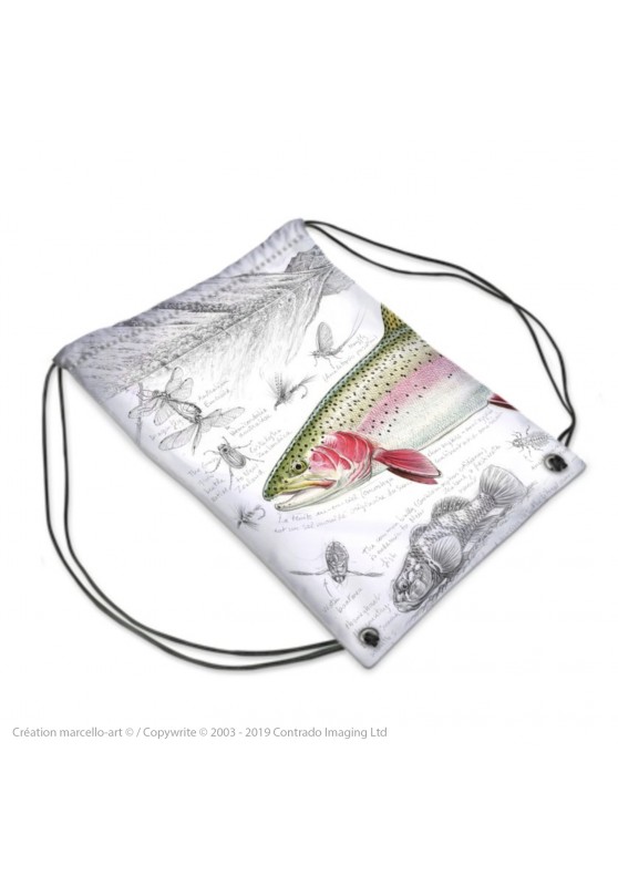 Marcello-art: Fashion accessory Sports bag 373 rainbow trout