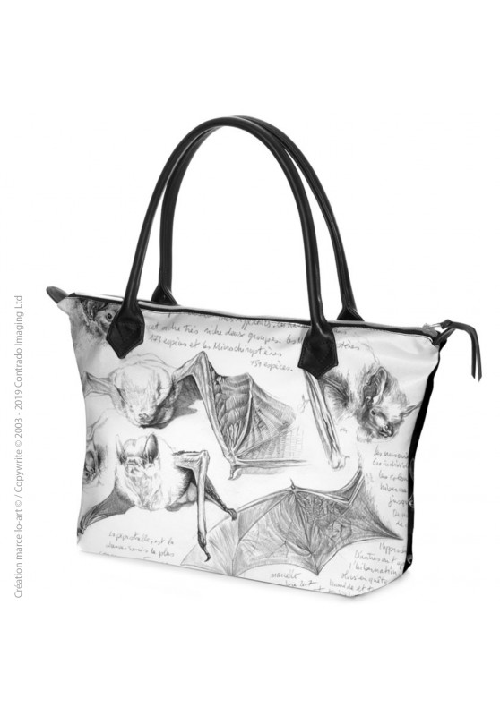 Marcello-art: Fashion accessory Zipped bag 31 pipistrelle