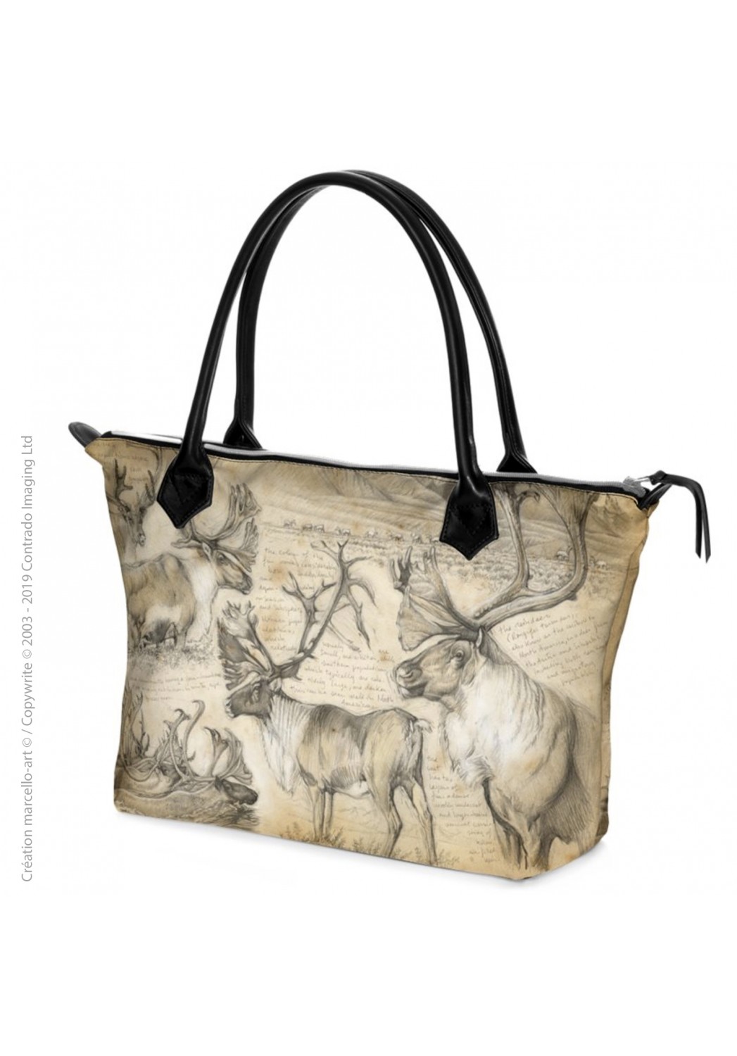 Marcello-art: Fashion accessory Zipped bag 190 caribou