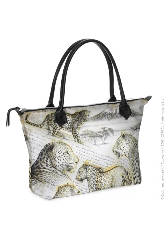 Marcello-art: Fashion accessory Zipped bag 252 leopard