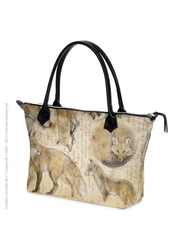 Marcello-art: Fashion accessory Zipped bag 336 red fox