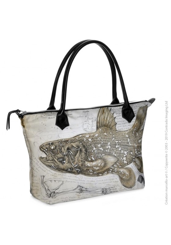 Marcello-art: Fashion accessory Zipped bag 346 Latimeria chalumnae