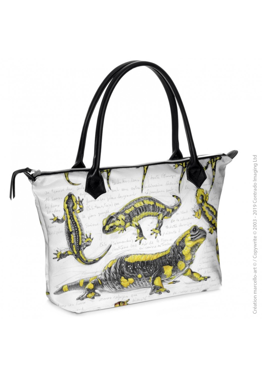 Marcello-art: Fashion accessory Zipped bag 383 salamander