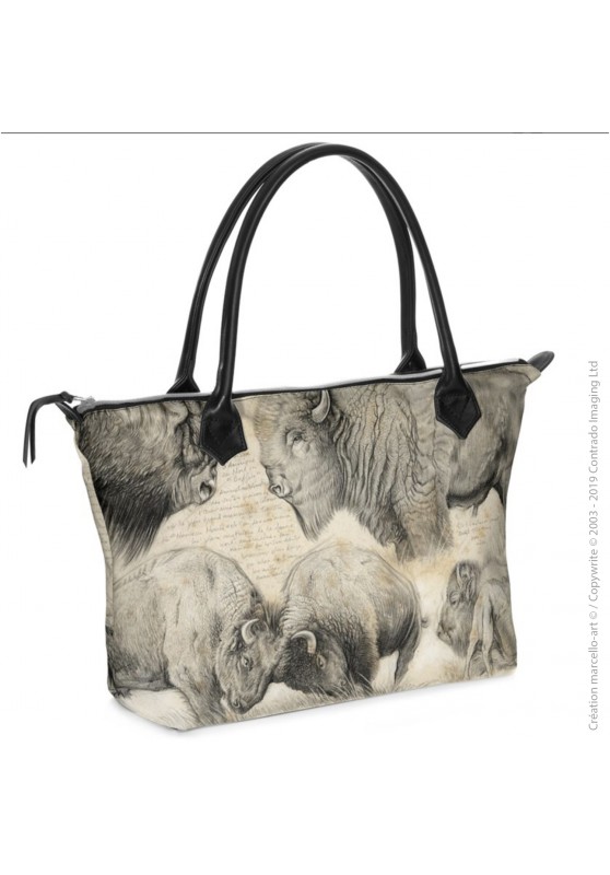 Marcello-art : Accessoires de mode Sac zippé 390 bison