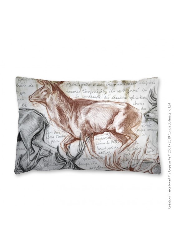 Marcello-art: Fashion accessory Pillowcase 297 A The last herd