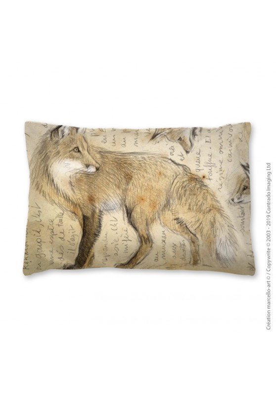 Marcello-art: Fashion accessory Pillowcase 336 A red fox