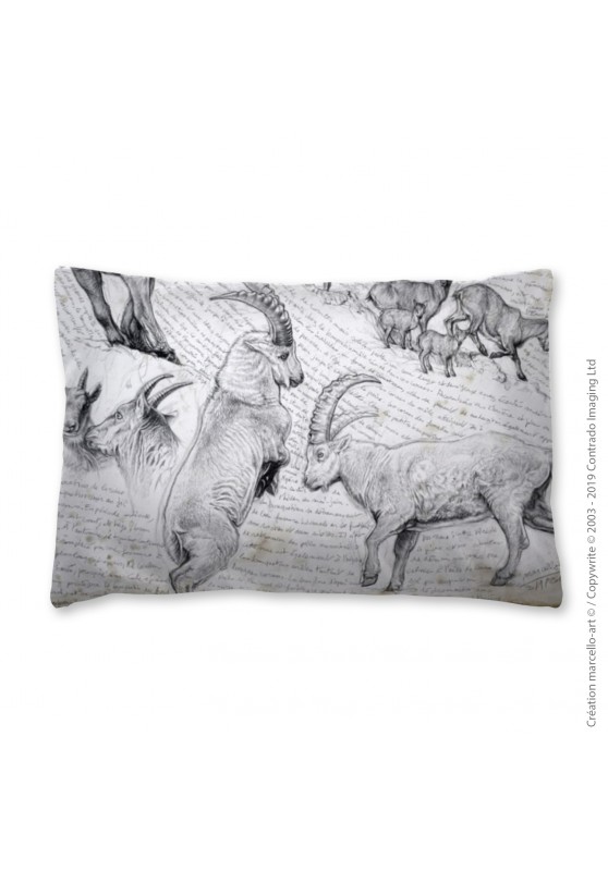 Marcello-art: Fashion accessory Pillowcase 348 A Alpine Ibex
