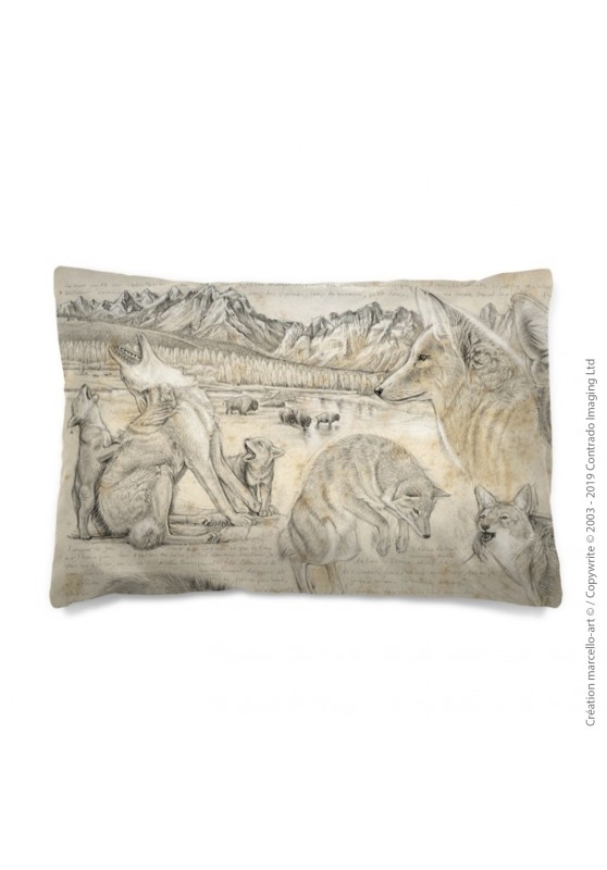 Marcello-art: Fashion accessory Pillowcase 391 A coyote