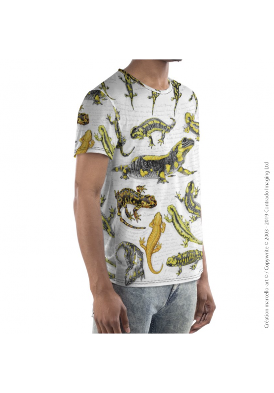 Marcello-art: Short sleeved T-shirt Short Sleeve T-Shirt 383 Salamanders
