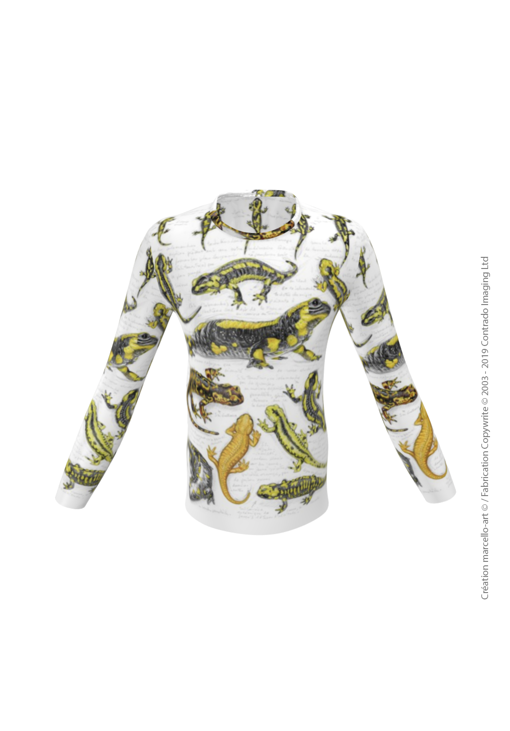 Marcello-art: For men Long Sleeve T-Shirt 383 Salamanders
