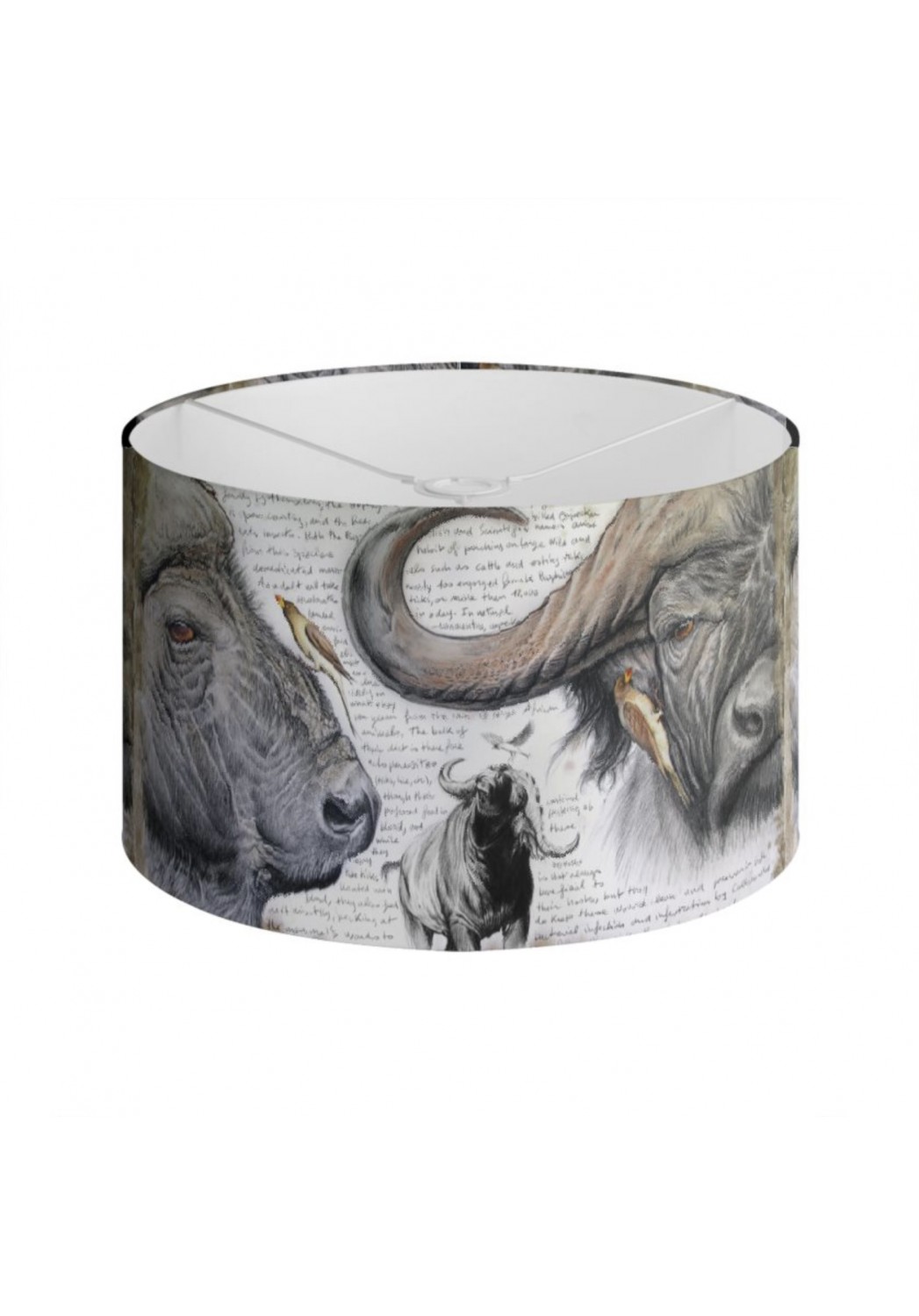 Marcello-art: Decoration accessoiries Lampshade 227 Red-billed Oxpecker