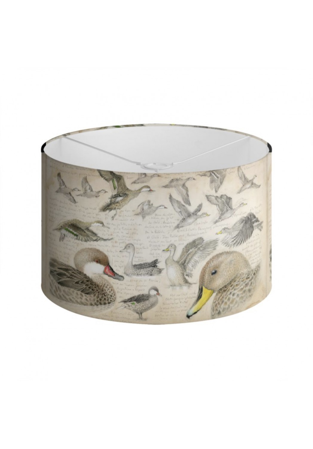 Marcello-art: Decoration accessoiries Lampshade 234 White-cheeked pintail & Yellow-billed Pintail