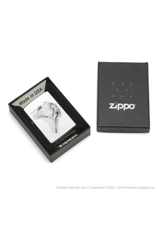 Marcello-art: Decoration accessoiries Zippo 50 snipe head