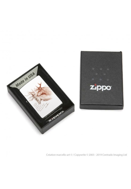 Marcello-art : Accessoires de décoration Zippo 52 cerf elaphe