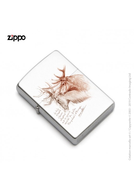 Marcello-art : Accessoires de décoration Zippo 52 cerf elaphe