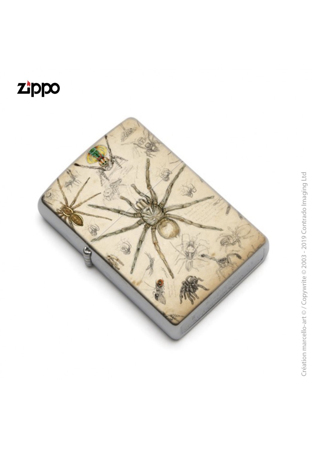 Marcello-art: Decoration accessoiries Zippo 82 Arachna