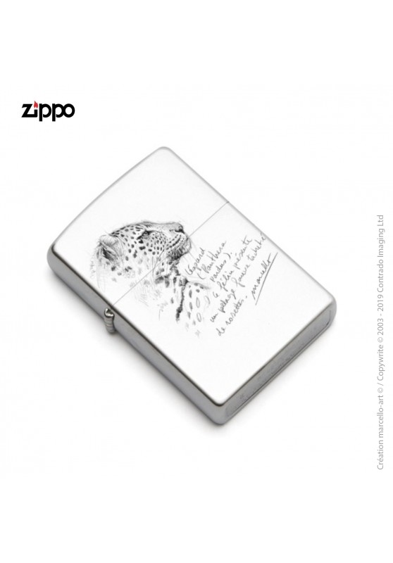 Marcello-art : Accessoires de décoration Zippo 180 tête léopard