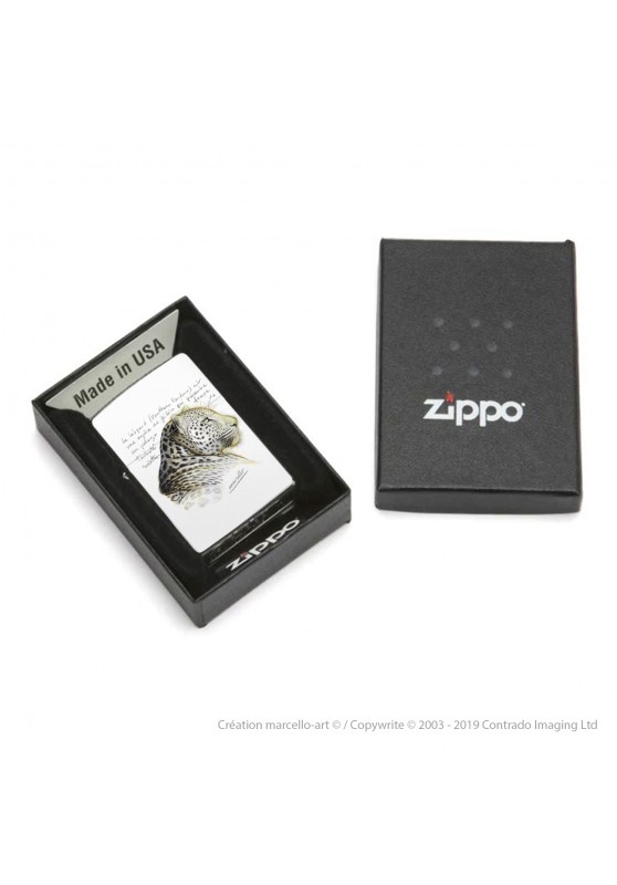 Marcello-art : Accessoires de décoration Zippo 252 tête léopard