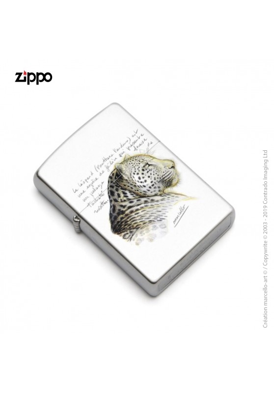 Marcello-art : Accessoires de décoration Zippo 252 tête léopard