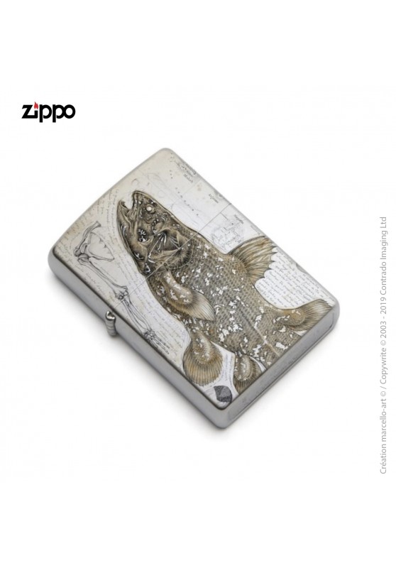 Marcello-art: Decoration accessoiries Zippo 346 Latimeria chalumnae