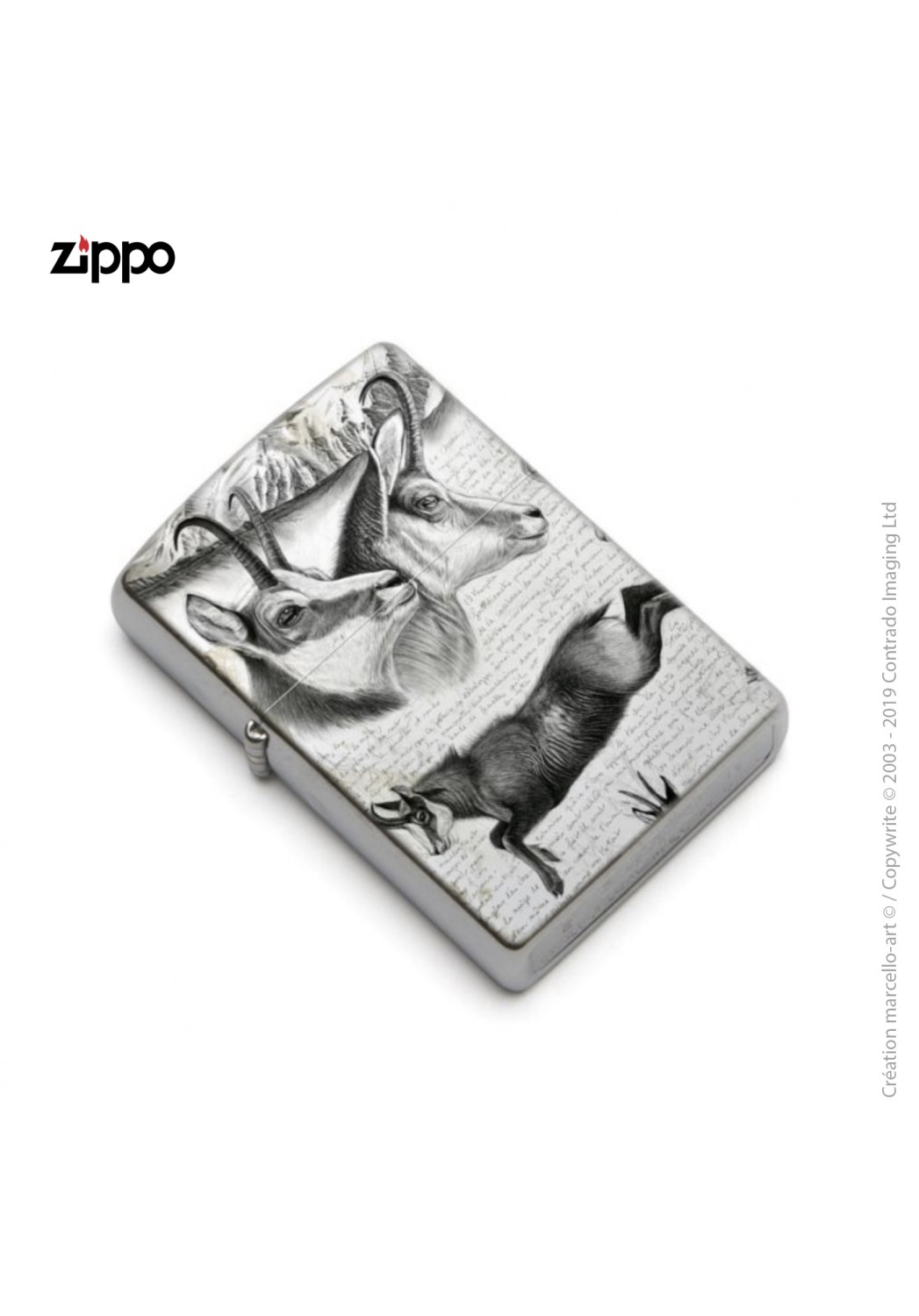Marcello-art: Decoration accessoiries Zippo 349 chamois