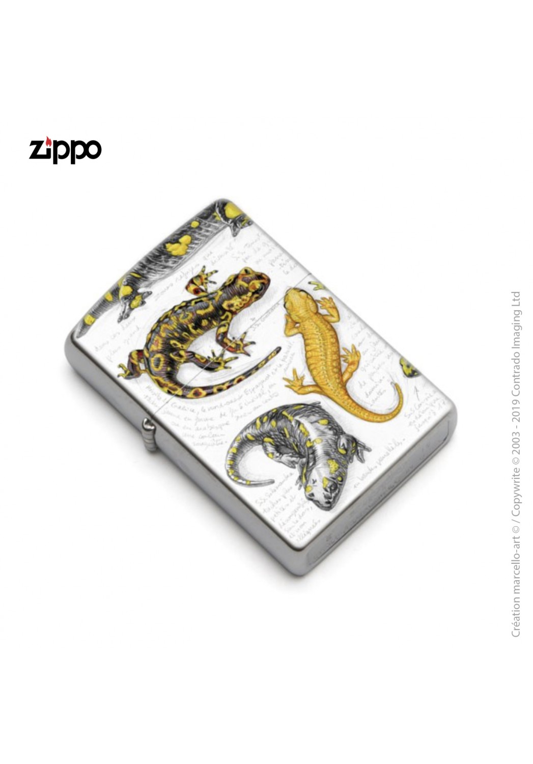 Marcello-art: Decoration accessoiries Zippo 383 B salamander