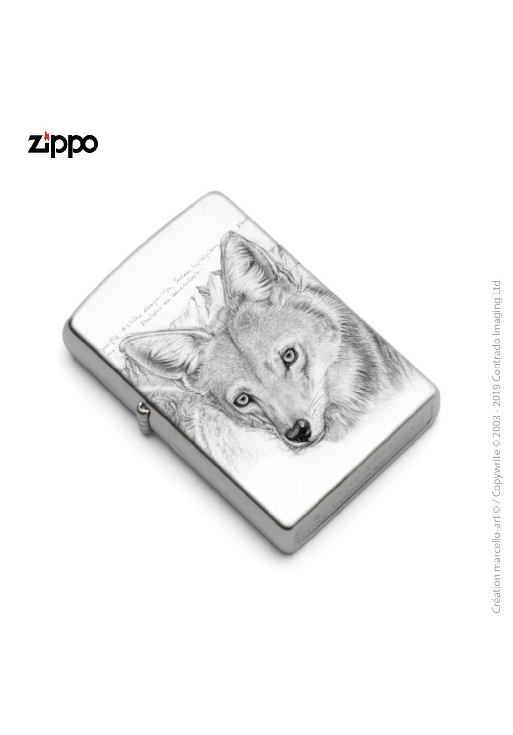 Marcello-art : Accessoires de décoration Zippo 391 coyote