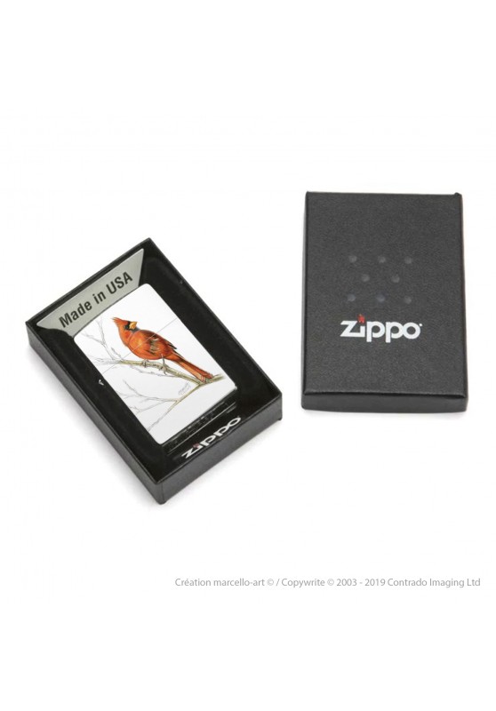 Marcello-art: Decoration accessoiries Zippo 393 cardinal