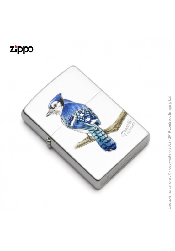 Marcello-art: Decoration accessoiries Zippo 393 blue jay