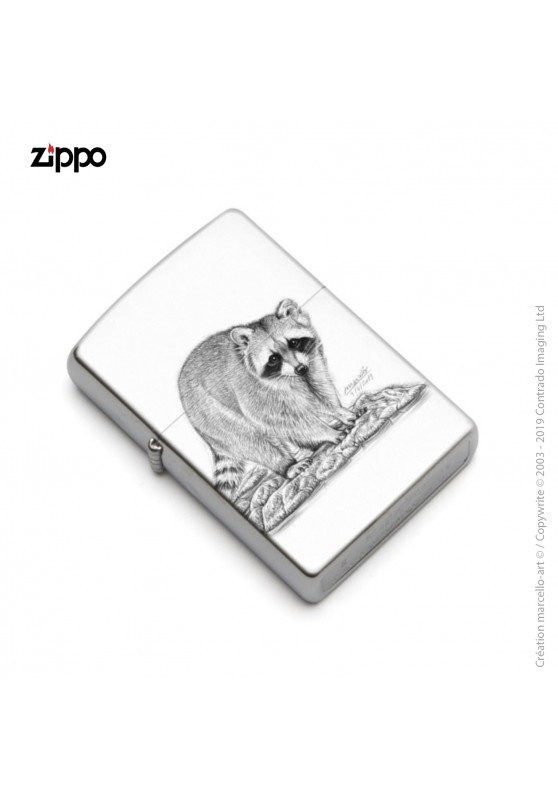 Marcello-art: Decoration accessoiries Zippo 393 raccoon