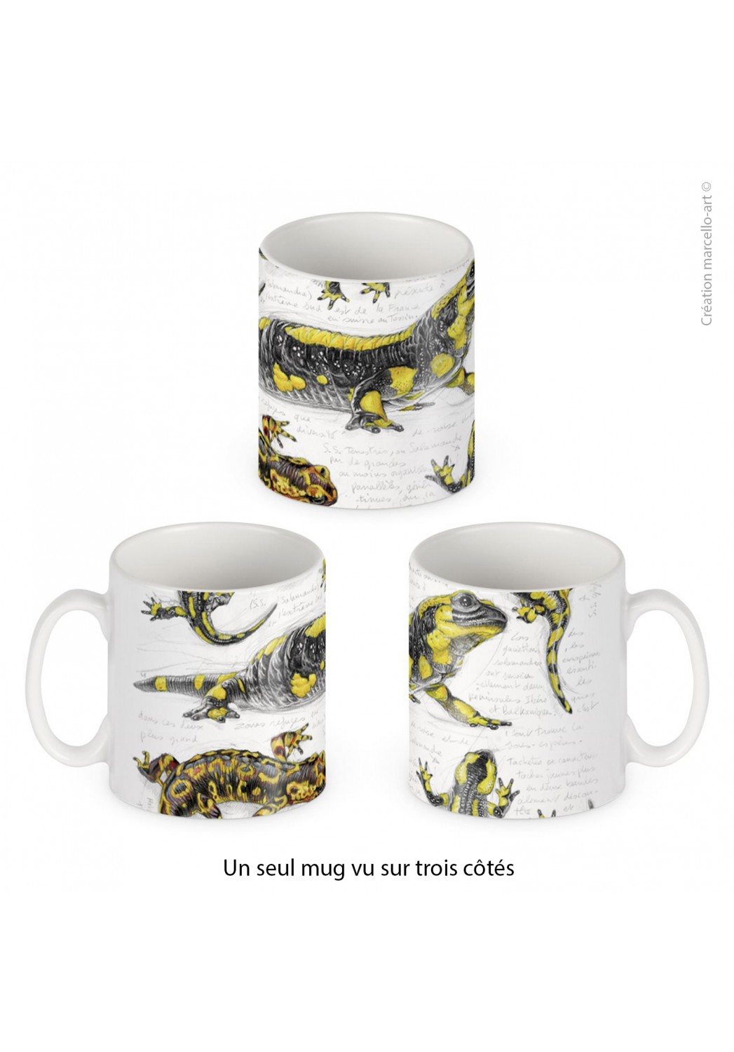 Marcello-art: Decoration accessoiries Porcelain mug 383 salamander